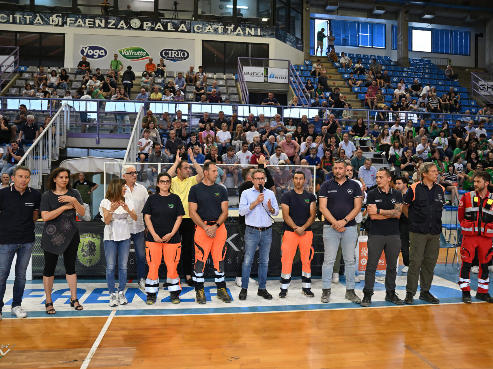 Grazie Faenza: Raccolti Oltre 15mila Euro Per Gli Alluvionati Nelle Gare Casalinghe Dei Play Off